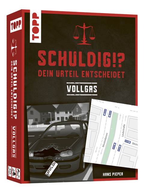 Schuldig?! Dein Urteil entscheidet - Vollgas. Krimispiel in 50 Karten - Hans Pieper