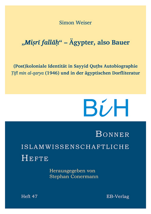 &bdquo;Miṣrī fallāḥ&ldquo; &ndash; &Auml;gypter, also Bauer - Simon Weiser