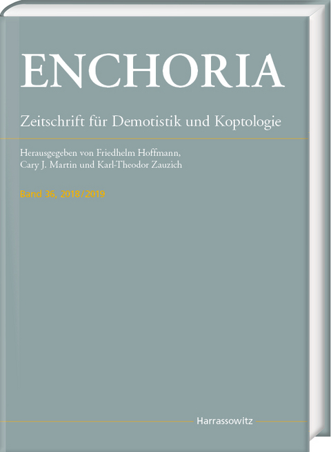 Enchoria 36 (2018/2019) - 