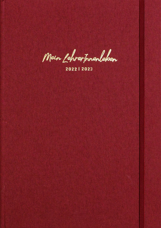 die.Organizer »Mein LehrerInnenleben« 2022/2023 Organizer mit Leineneinband in Bordeaux, DIN A4