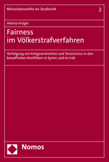 Fairness im V&ouml;lkerstrafverfahren - Helena Kr&uuml;ger