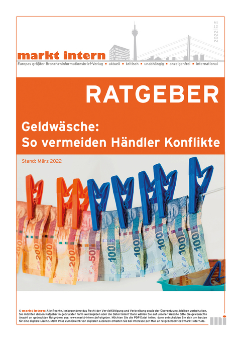Geldw&auml;sche: So vermeiden H&auml;ndler Konflikte - Dr. Kuntze-Kaufhold  Gregor