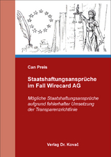 Staatshaftungsanspr&uuml;che im Fall Wirecard AG - Can Preis