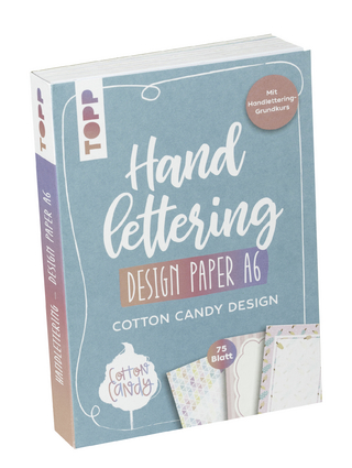 Handlettering Design Paper Block Cotton Candy A6