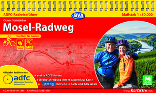 ADFC-Radreiseführer Mosel-Radweg 1:50.000 praktische Spiralbindung, reiß- und wetterfest, GPS-Tracks Download