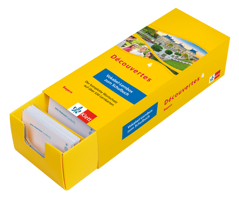 D&eacute;couvertes 4 Bayern (ab 2017) - Vokabel-Lernbox zum Schulbuch 4. Lernjahr