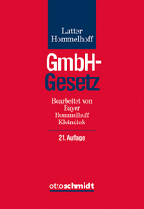 GmbH-Gesetz - Lutter/Hommelhoff