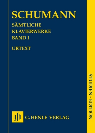 Robert Schumann - Sämtliche Klavierwerke, Band I