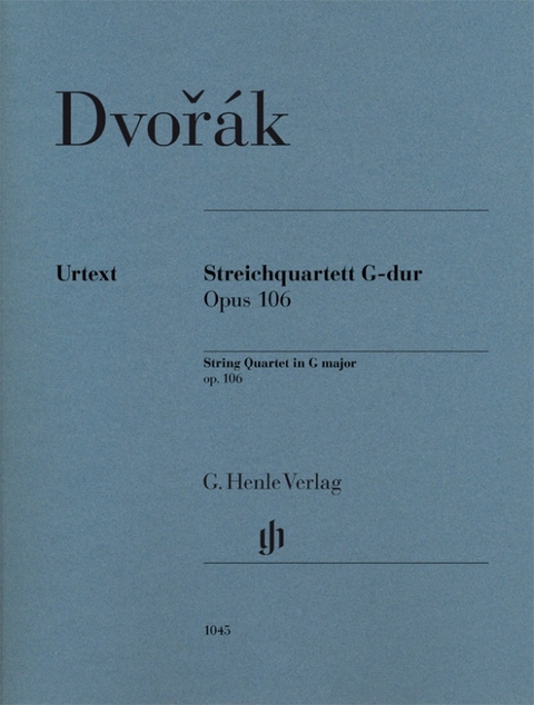Anton&iacute;n Dvor&aacute;k - Streichquartett G-dur op. 106 - 