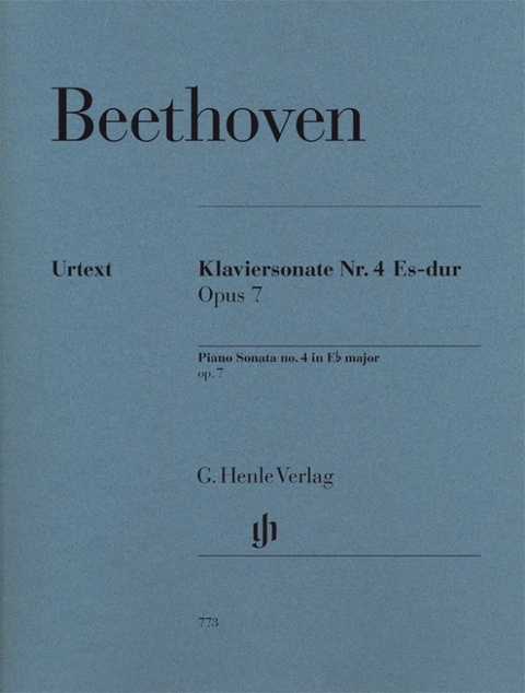 Ludwig van Beethoven - Klaviersonate Nr. 4 Es-dur op. 7 - 