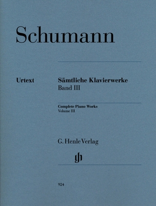 Robert Schumann - Sämtliche Klavierwerke, Band III