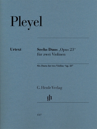 Ignaz Pleyel - Sechs Duos „op. 23“ für zwei Violinen