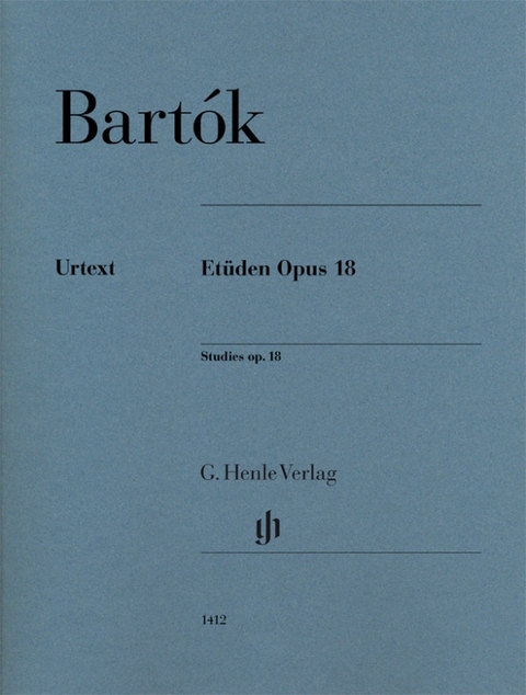B&eacute;la Bart&oacute;k - Et&uuml;den op. 18 - 