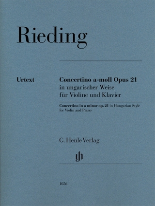 Oskar Rieding - Concertino in ungarischer Weise a-moll op. 21