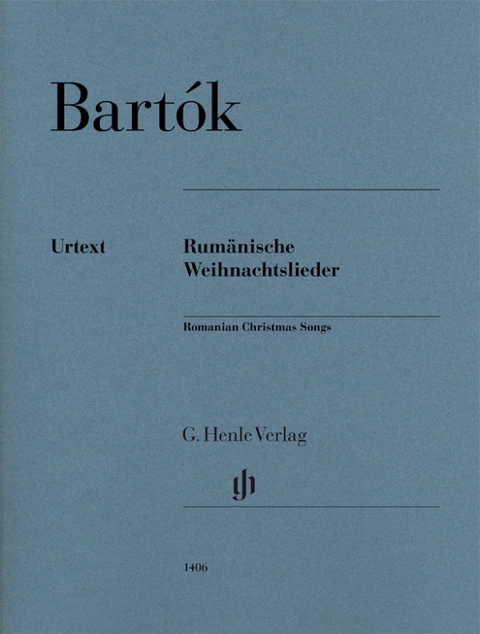 B&eacute;la Bart&oacute;k - Rum&auml;nische Weihnachtslieder - 
