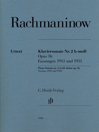 Sergej Rachmaninow - Klaviersonate Nr. 2 b-moll op. 36, Fassungen 1913 und 1931