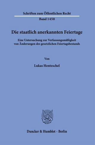 Die staatlich anerkannten Feiertage.