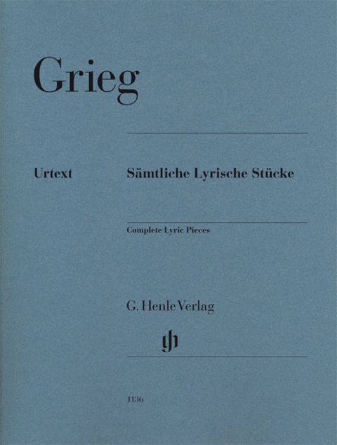 Edvard Grieg - S&auml;mtliche Lyrische St&uuml;cke - 