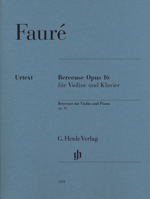 Gabriel Faur&eacute; - Berceuse op. 16 - 