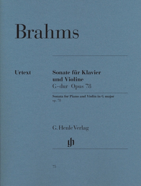 Johannes Brahms - Violinsonate G-dur op. 78 - 