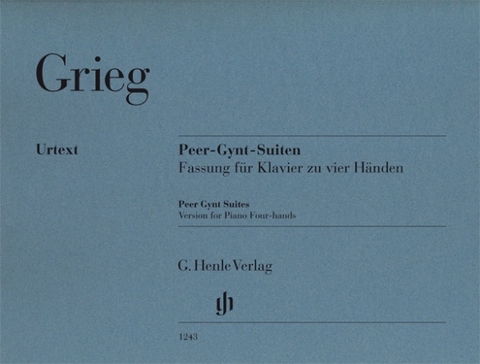 Edvard Grieg - Peer-Gynt-Suiten - Fassung f&uuml;r Klavier zu vier H&auml;nden - 