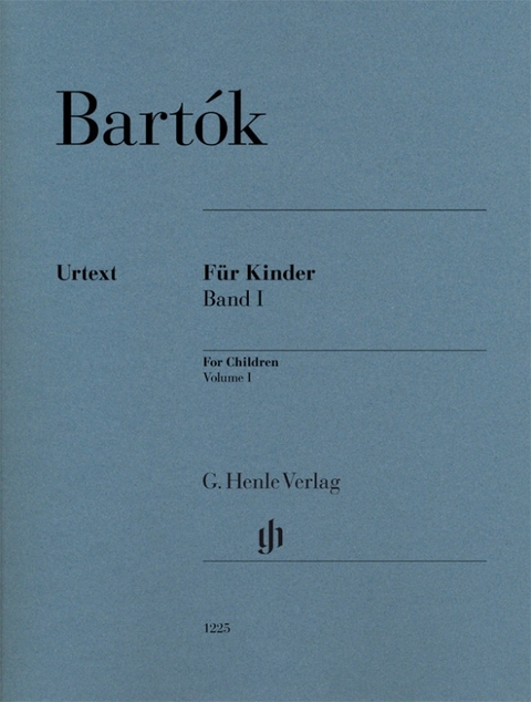 B&eacute;la Bart&oacute;k - F&uuml;r Kinder, Band I - 