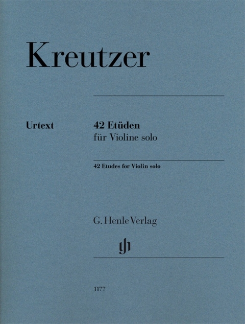 Rodolphe Kreutzer - 42 Et&uuml;den f&uuml;r Violine solo - 