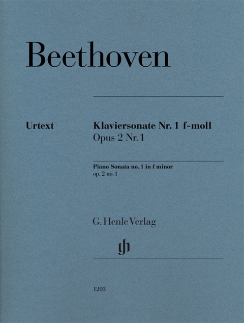 Ludwig van Beethoven - Klaviersonate Nr. 1 f-moll op. 2 Nr. 1 - 