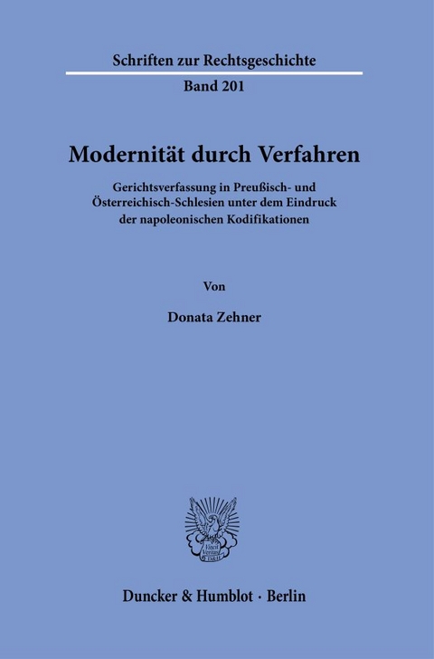 Modernit&auml;t durch Verfahren. - Donata Zehner