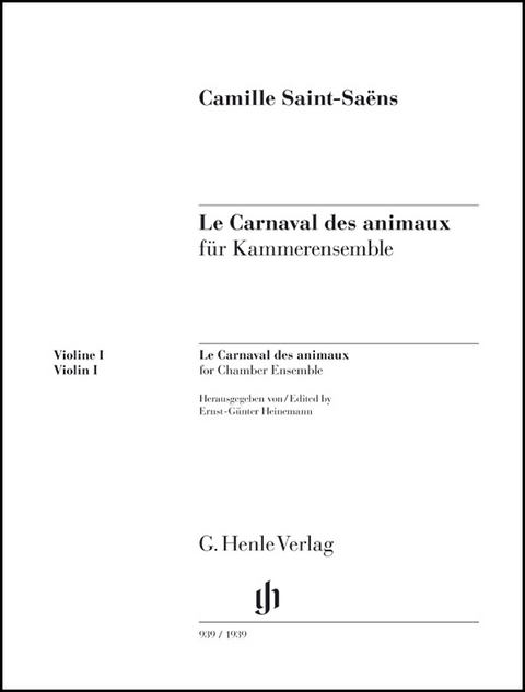 Camille Saint-Sa&euml;ns - Le Carnaval des animaux - 