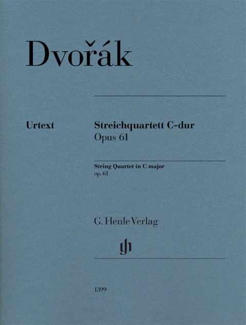 Anton&iacute;n Dvor&aacute;k - Streichquartett C-dur op. 61 - 