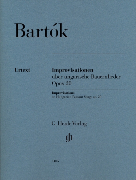 B&eacute;la Bart&oacute;k - Improvisationen &uuml;ber ungarische Bauernlieder op. 20 - 