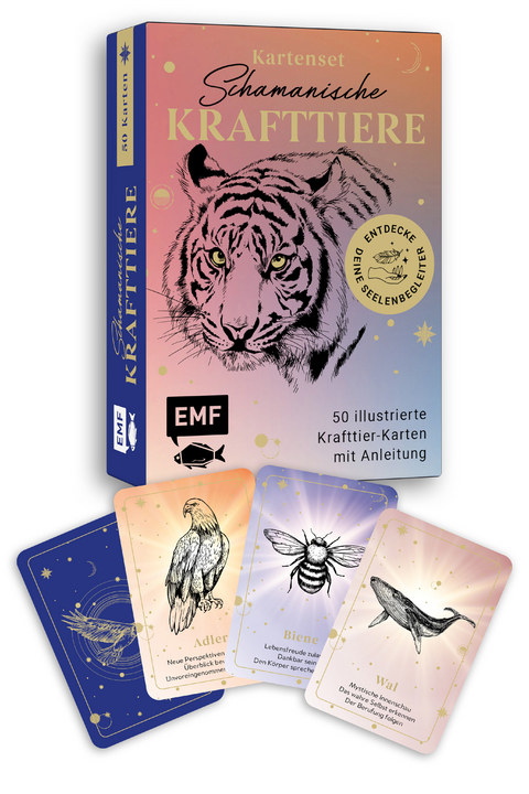 Kartenset: Schamanische Krafttiere &ndash; Entdecke deine Seelenbegleiter - Benjamin Maier