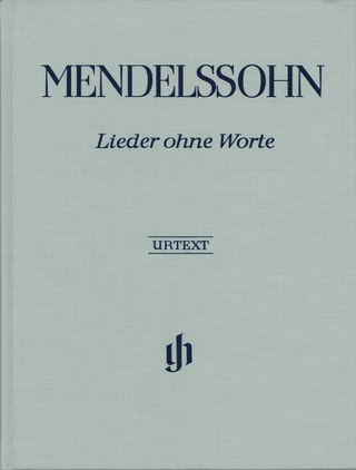 Felix Mendelssohn Bartholdy - Klavierwerke, Band III - Lieder ohne Worte