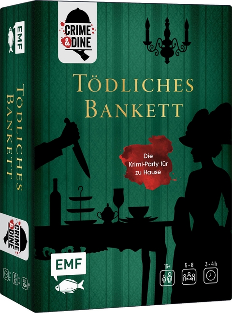 Crime & Dine - Das Krimi-Dinner-Set: T&ouml;dliches Bankett -  Paperdice Holding GmbH