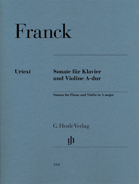 C&eacute;sar Franck - Violinsonate A-dur - 