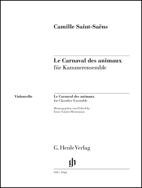 Camille Saint-Sa&euml;ns - Le Carnaval des animaux - 