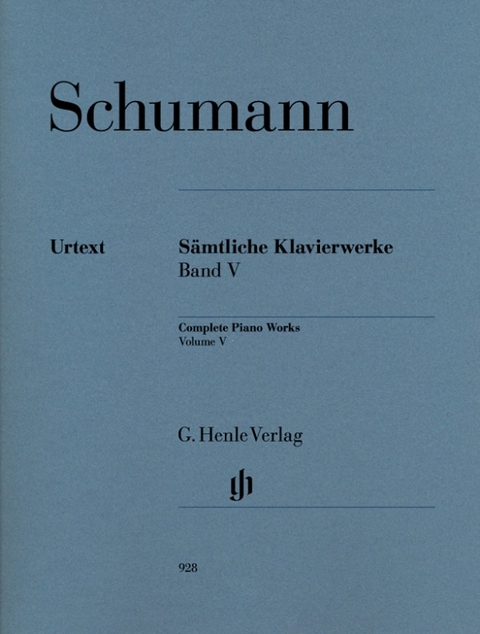 Robert Schumann - S&auml;mtliche Klavierwerke, Band V - 