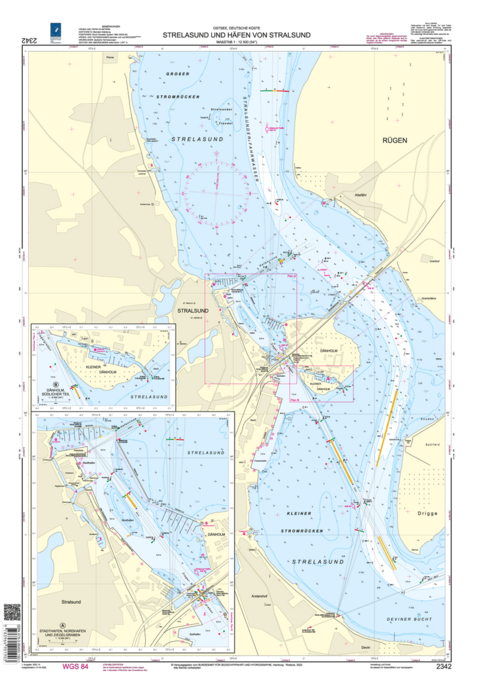 Strelasund und H&auml;fen von Stralsund - 