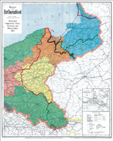 Historische Karte: DEUTSCHES REICH &ndash; Provinzen Ostpreu&szlig;en, Westpreu&szlig;en, Posen und Schlesien nach dem 28. Juni 1919 (gerollt)