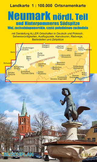 Landkarte Neumark - nördlicher Teil