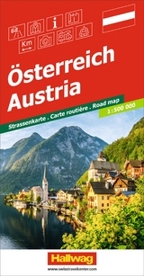 Hallwag Strassenkarte &Ouml;sterreich 1:500.000
