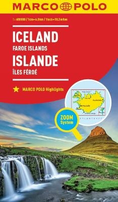 MARCO POLO Länderkarte Island, Färöer 1:650.000
