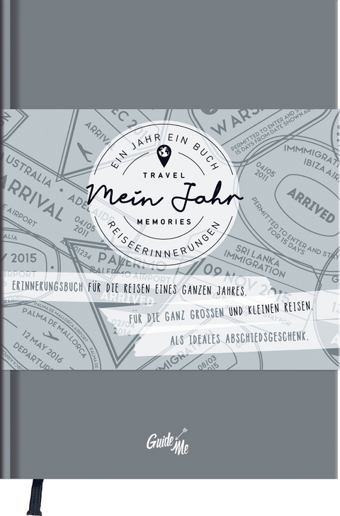 GuideMe Reisetagebuch Travel Memories „Mein Jahr“