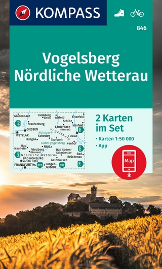 KOMPASS Wanderkarten-Set 846 Vogelsberg, Nördliche Wetterau (2 Karten) 1:50.000