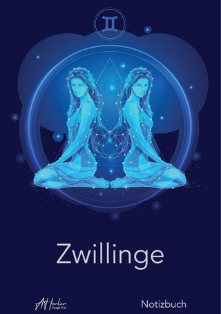 Sternzeichen Zwillinge Notizbuch | Designed by Alfred Herler