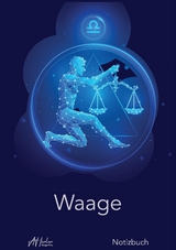 Sternzeichen Waage Notizbuch | Designed by Alfred Herler -  Herler Books&trade;