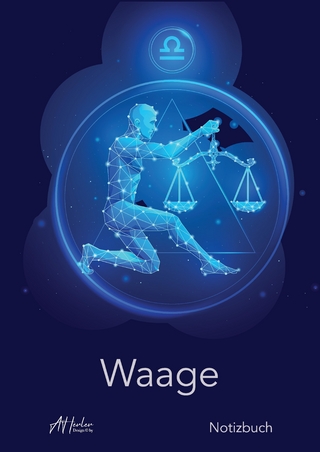 Sternzeichen Waage Notizbuch | Designed by Alfred Herler