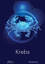 Sternzeichen Krebs Notizbuch | Designed by Alfred Herler -  Herler Books&trade;