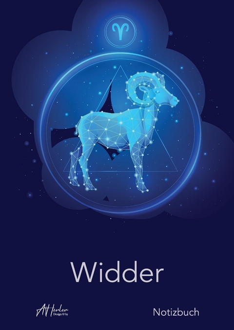 Sternzeichen Widder Notizbuch | Designed by Alfred Herler -  Herler Books&trade;